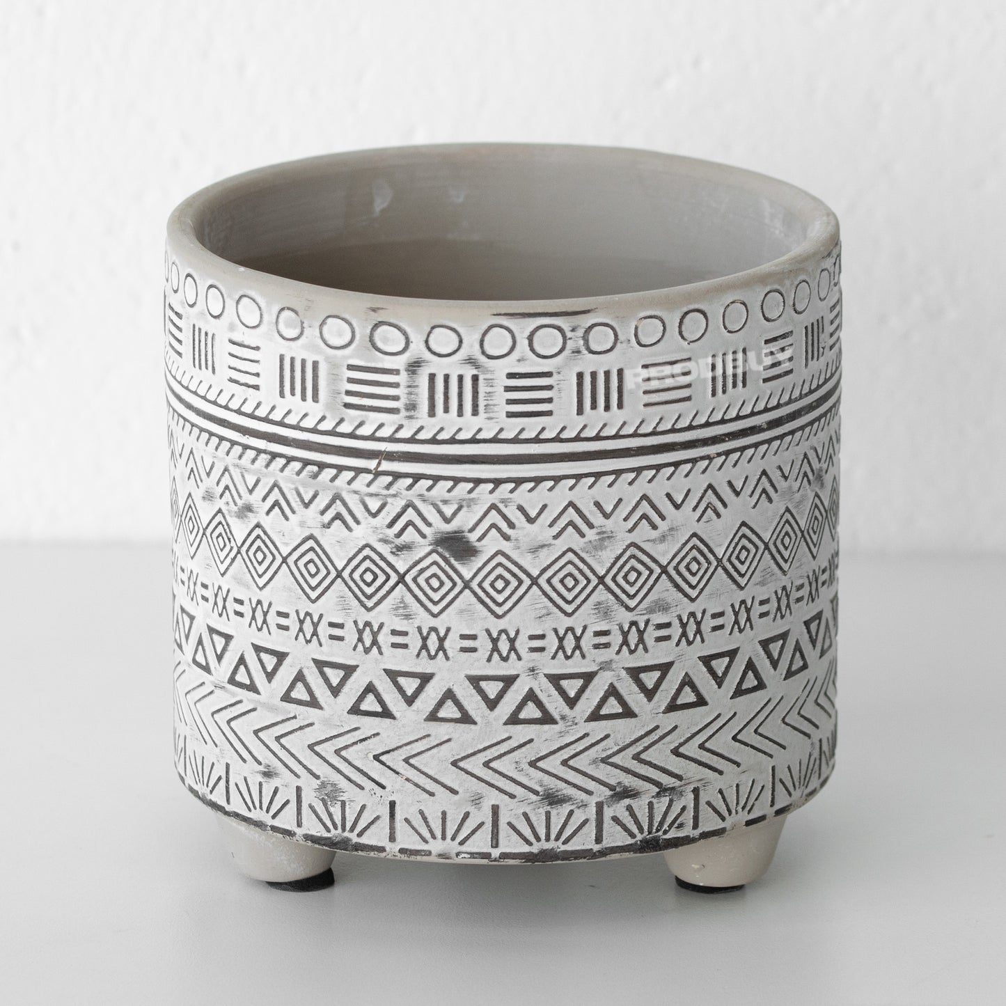 Tribal Aztec 12cm Stoneware Plant Pot Cover