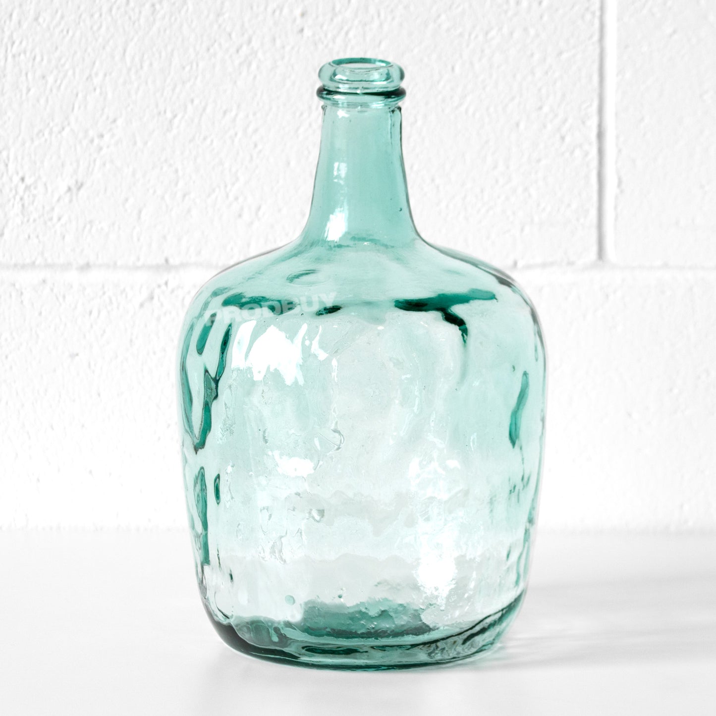 8 Litre Large Tall Recycled Glass Vase for Flowers