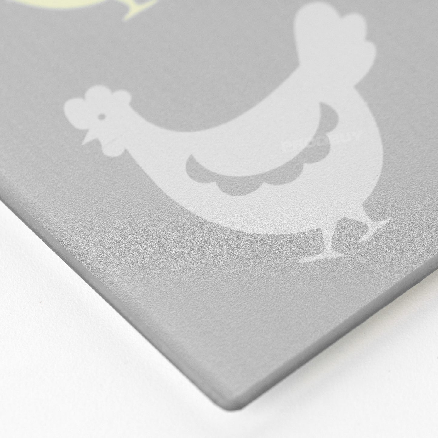 Chicken Pattern 40cm Glass Worktop Saver