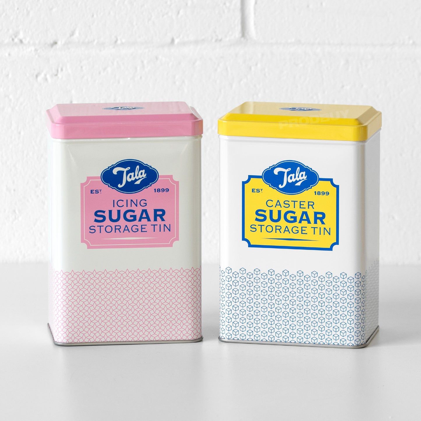 Set of 2 Tala Icing & Caster Sugar Storage Tins
