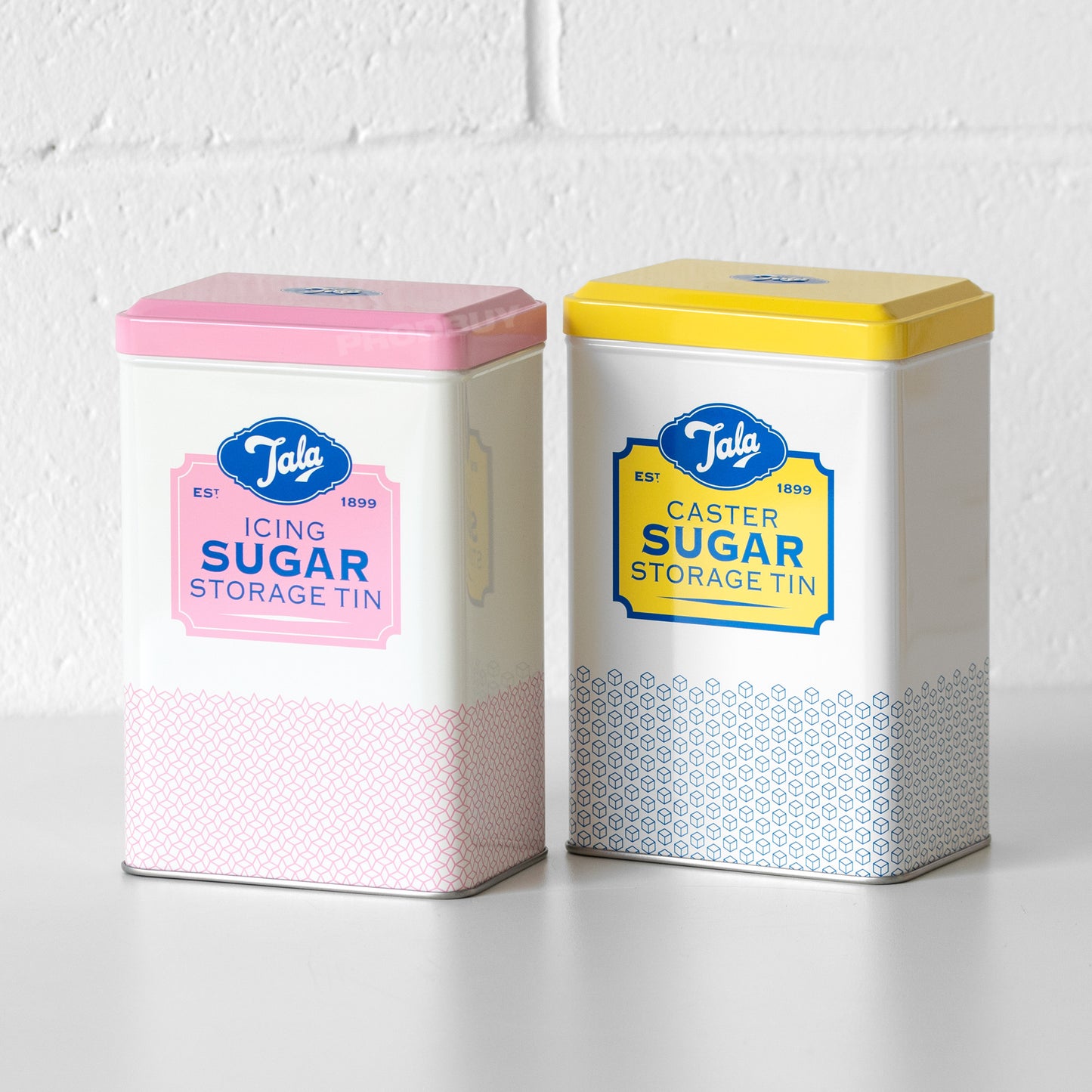 Set of 2 Tala Icing & Caster Sugar Storage Tins