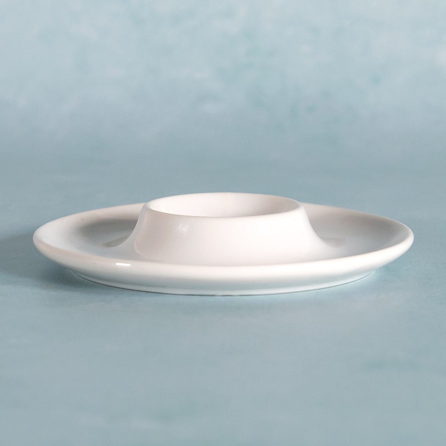 Set of White Ceramic Egg Cups