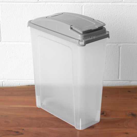 Large 25 Litre Dog Cat Pet Dry Food Storage Container