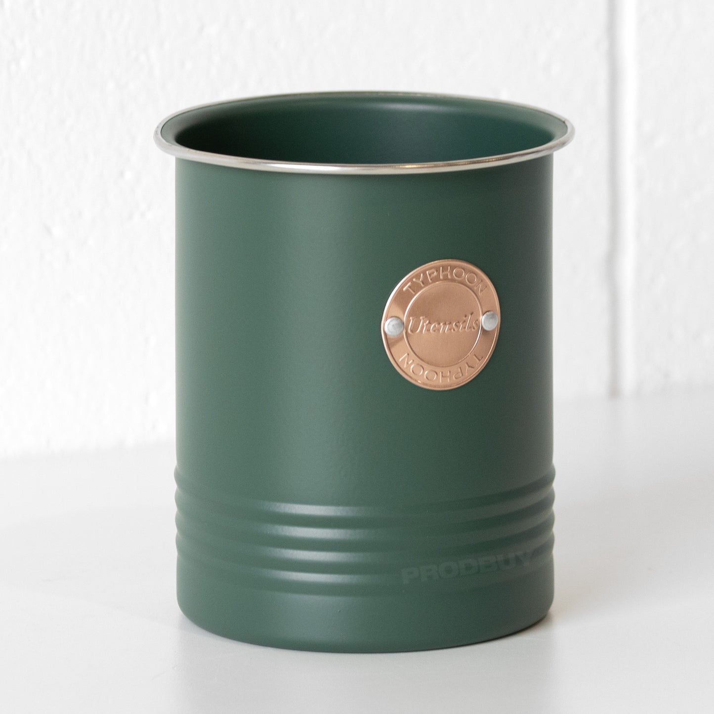 Forest Green Utensil Holder Pot