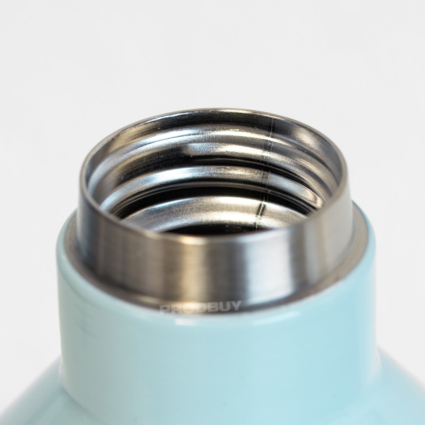 Light Blue Yoga Poses Double Wall Coffee Travel Flask