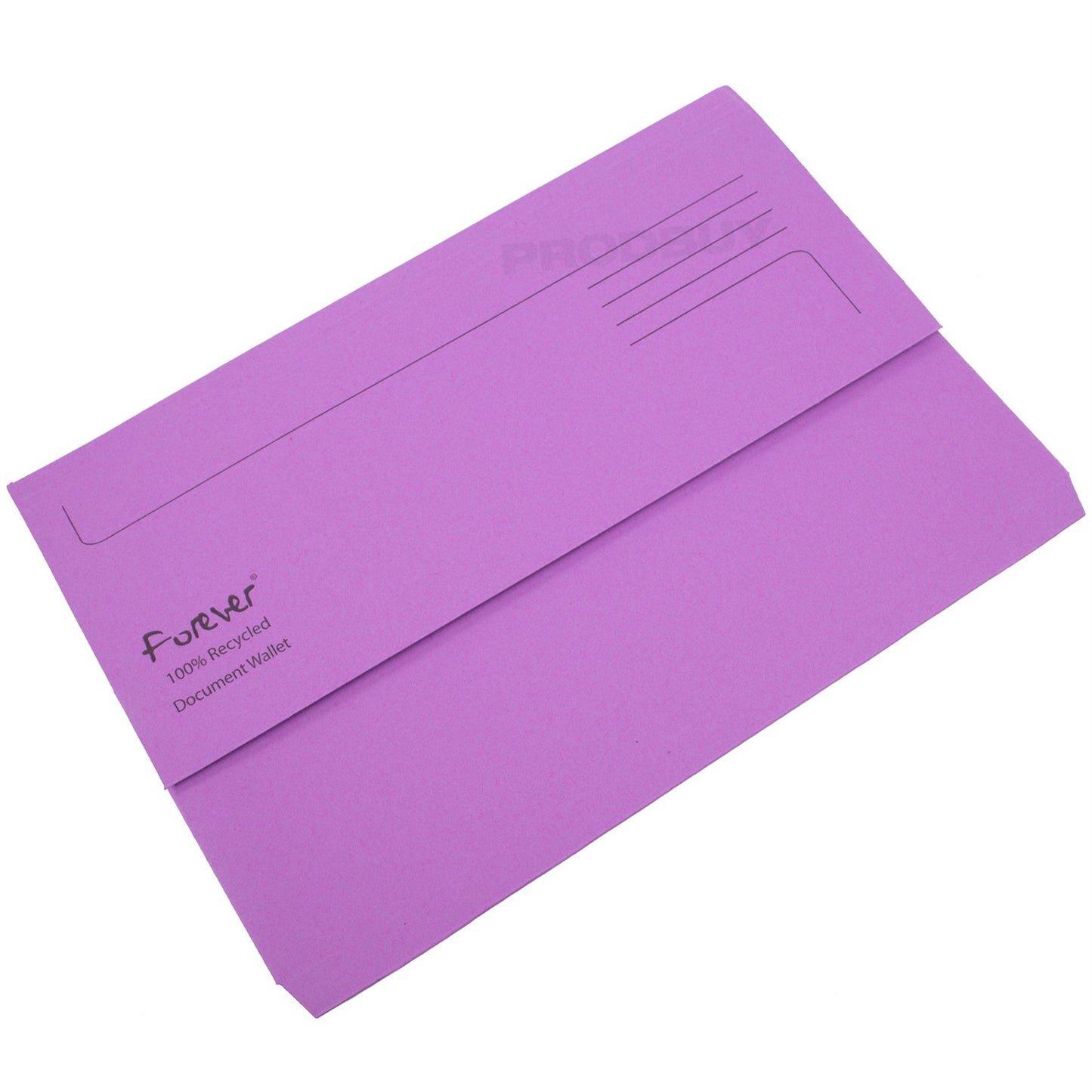 Set of 10 Document Wallets 300gsm Foolscap A4 Paper Folders