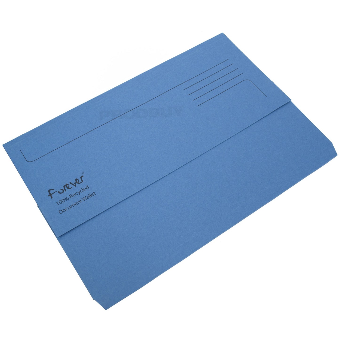 Set of 10 Document Wallets 300gsm Foolscap A4 Paper Folders