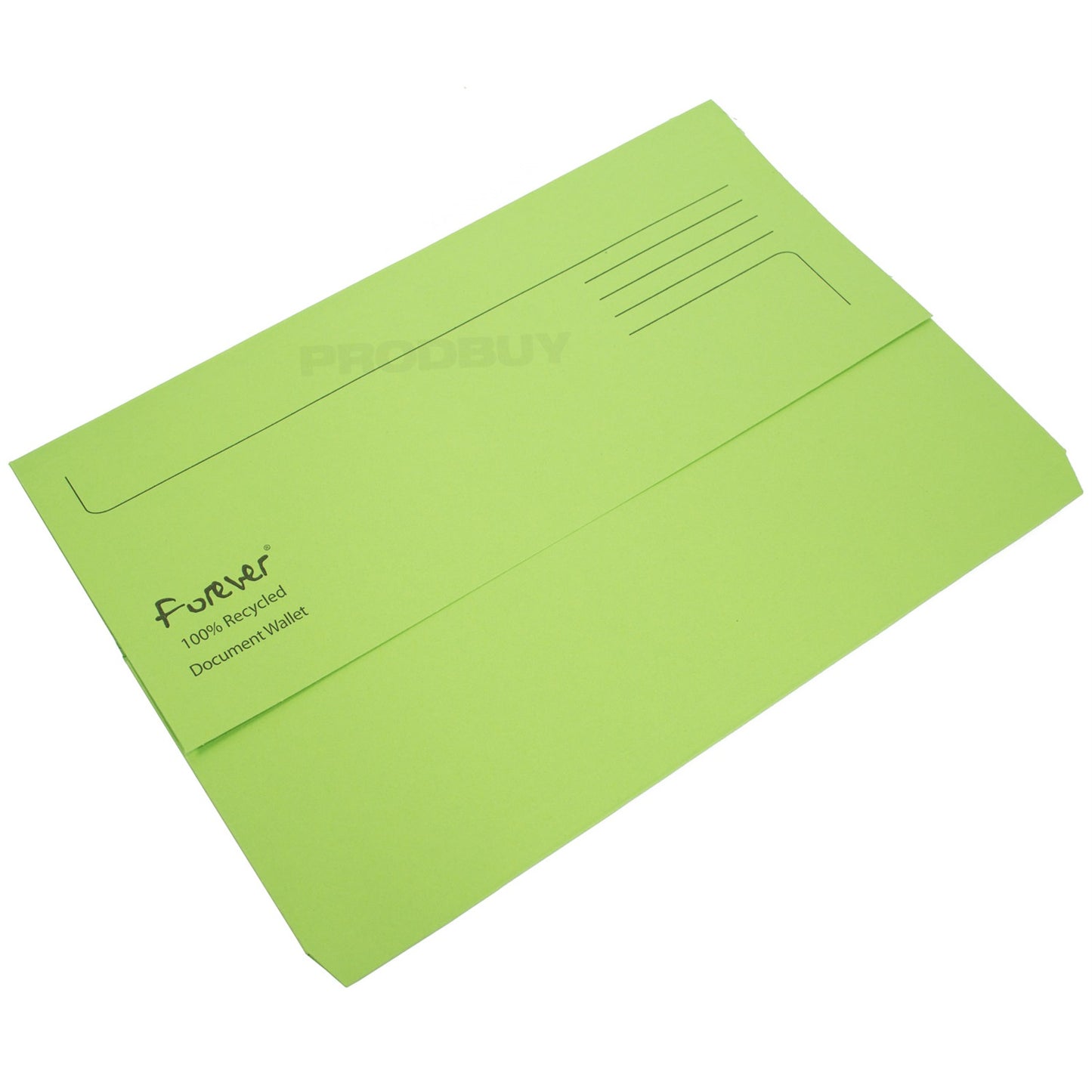 Set of 10 Document Wallets 300gsm Foolscap A4 Paper Folders