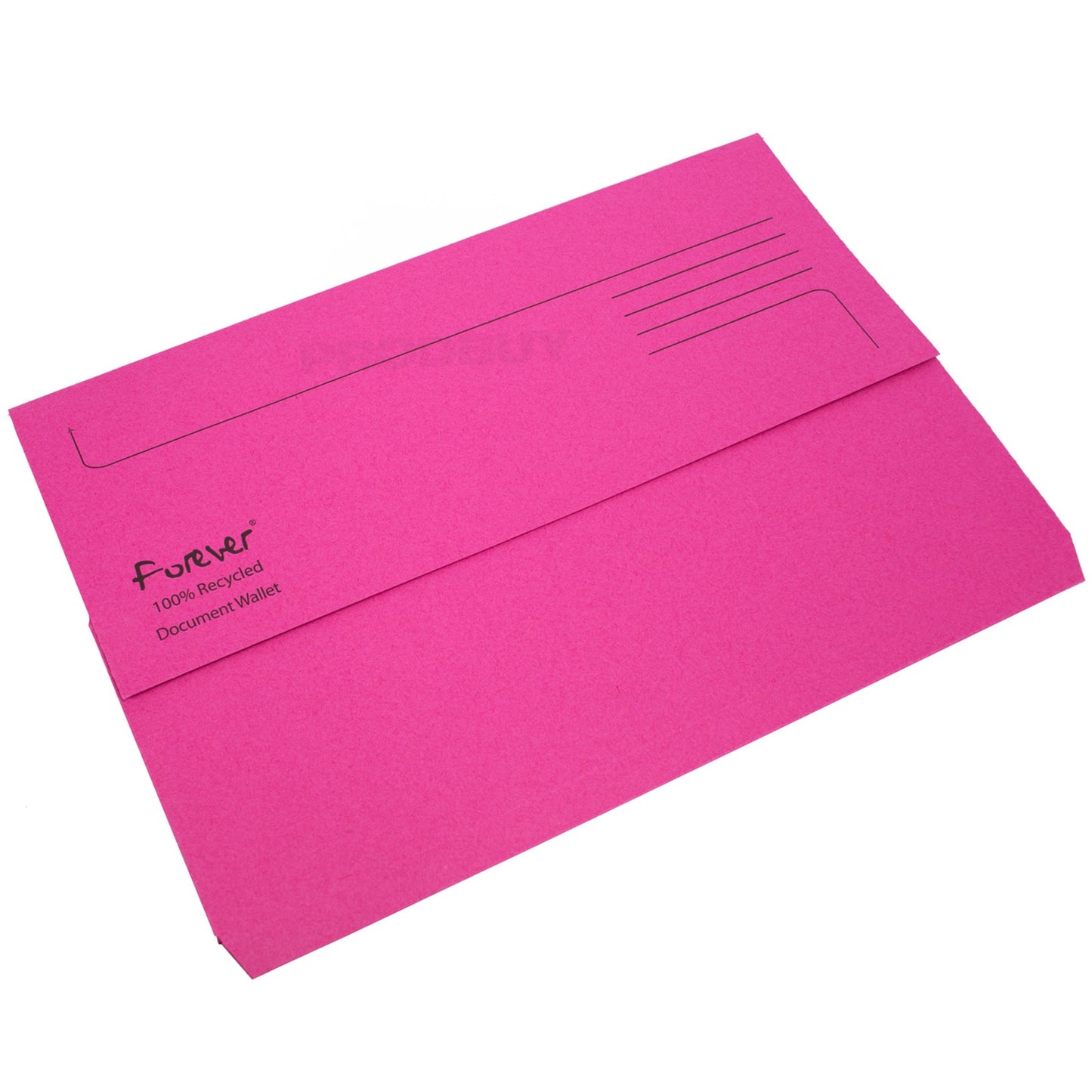Set of 10 Document Wallets 300gsm Foolscap A4 Paper Folders