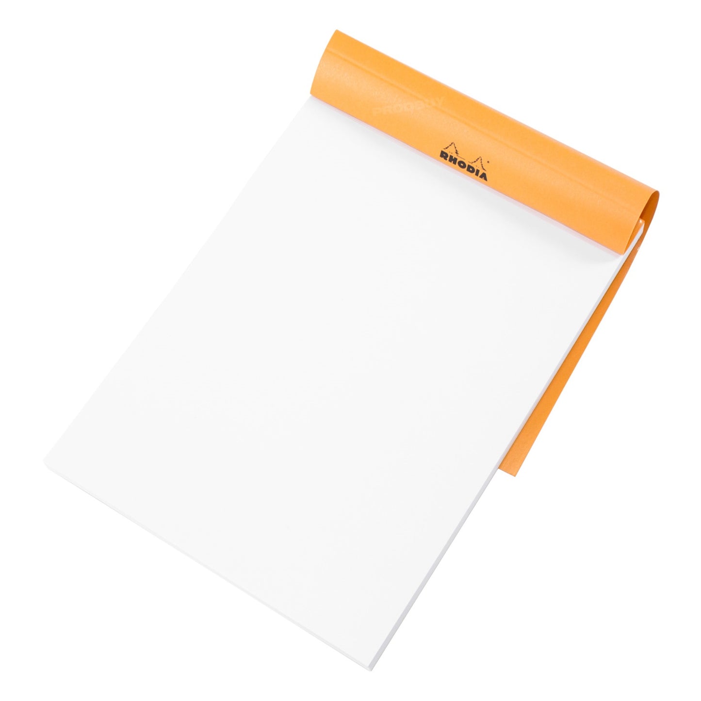 Set of 3 Rhodia A5 Blank Artist's Sketching Pads with Orange Covers & Plain White Sheets