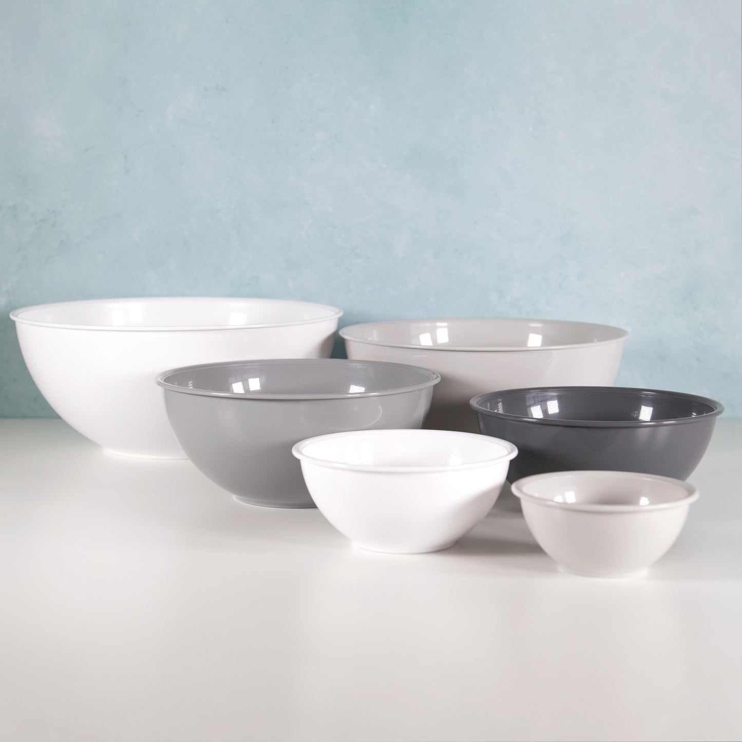 Alpina 6 Piece Plastic Mixing Bowl Set