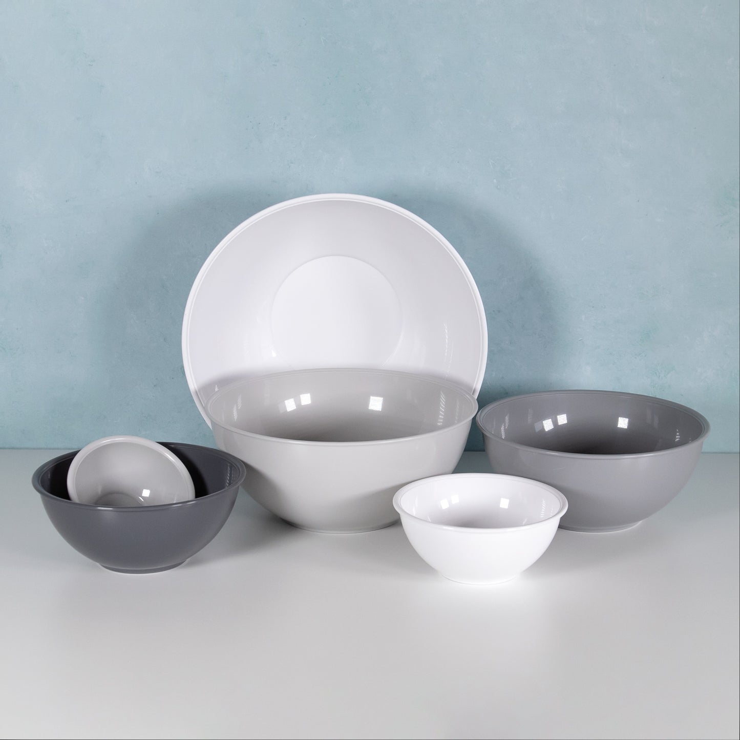 Alpina 6 Piece Plastic Mixing Bowl Set