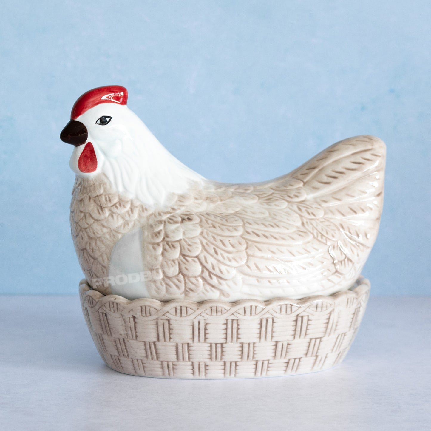 Ceramic Hen Egg Storage Holder