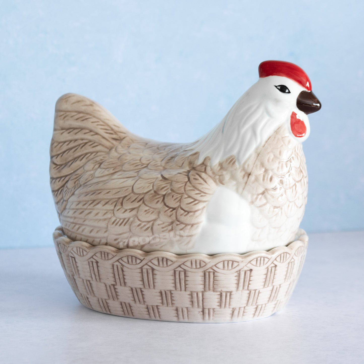 Ceramic Hen Egg Storage Holder