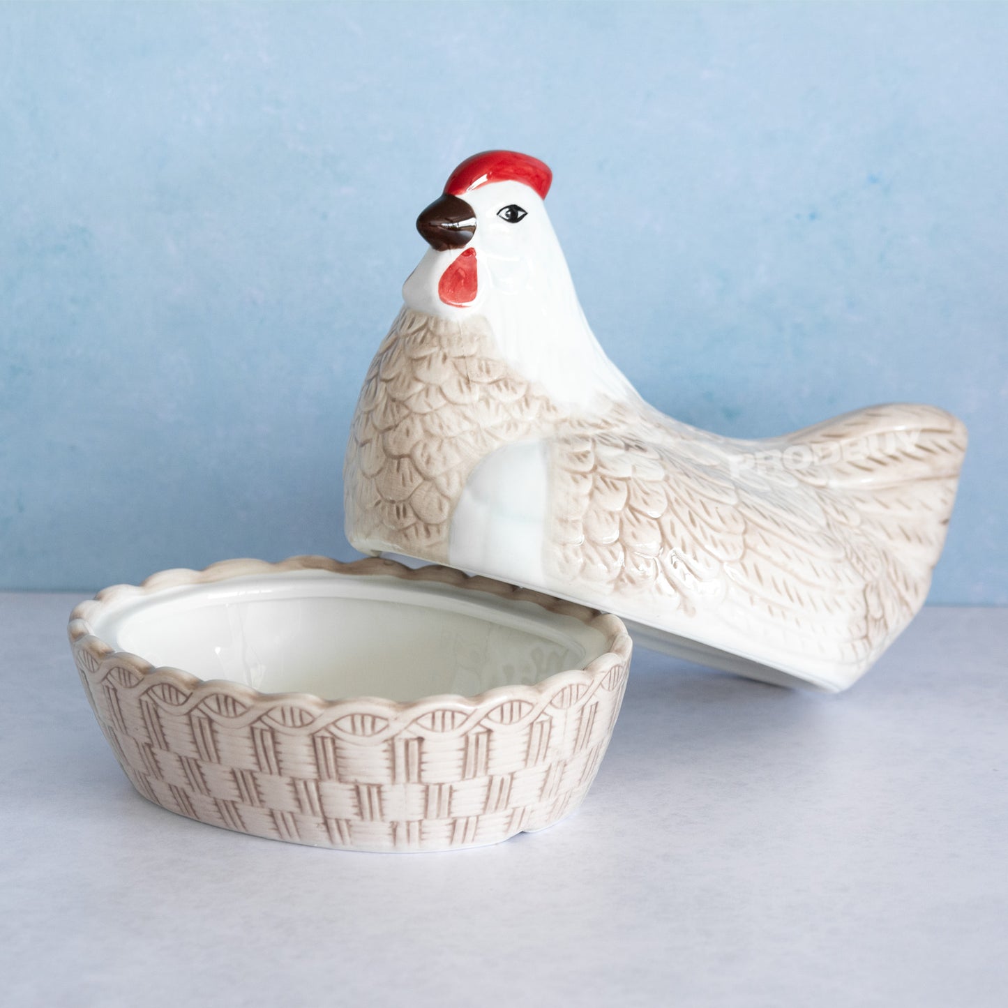 Ceramic Hen Egg Storage Holder