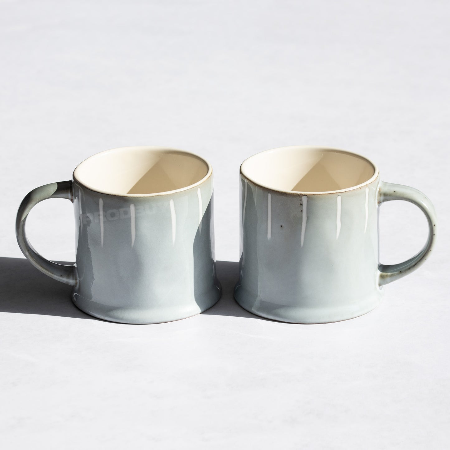 Set of 2 Reactive Glaze Coffee Mugs