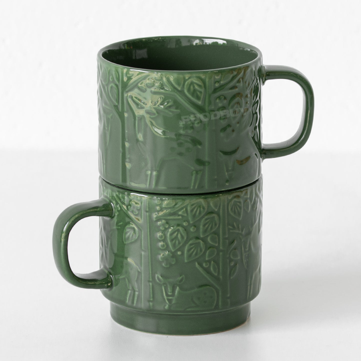 Set of 2 Mason Cash Animal Coffee Mugs