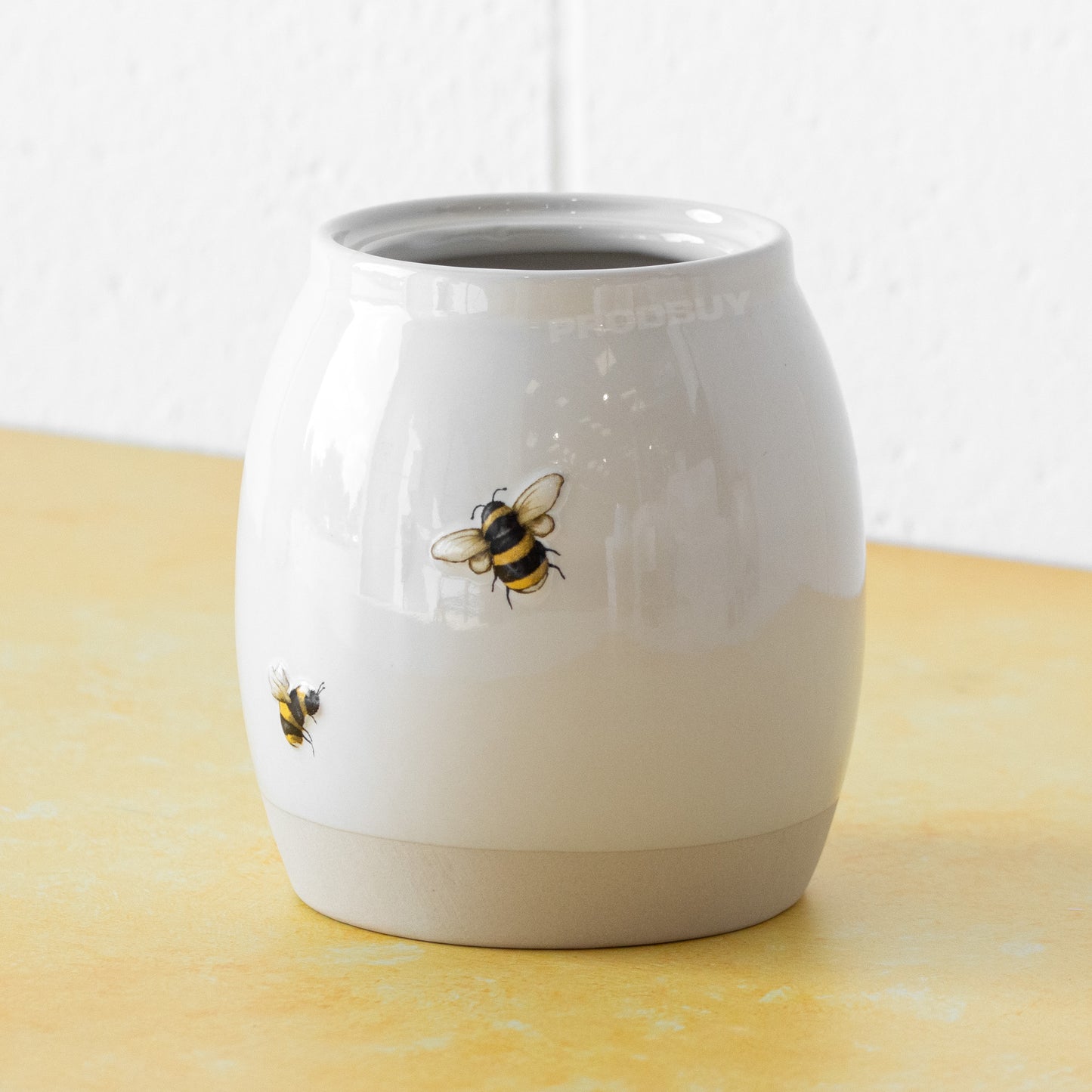Bumble Bee Ceramic Utensil Storage Pot