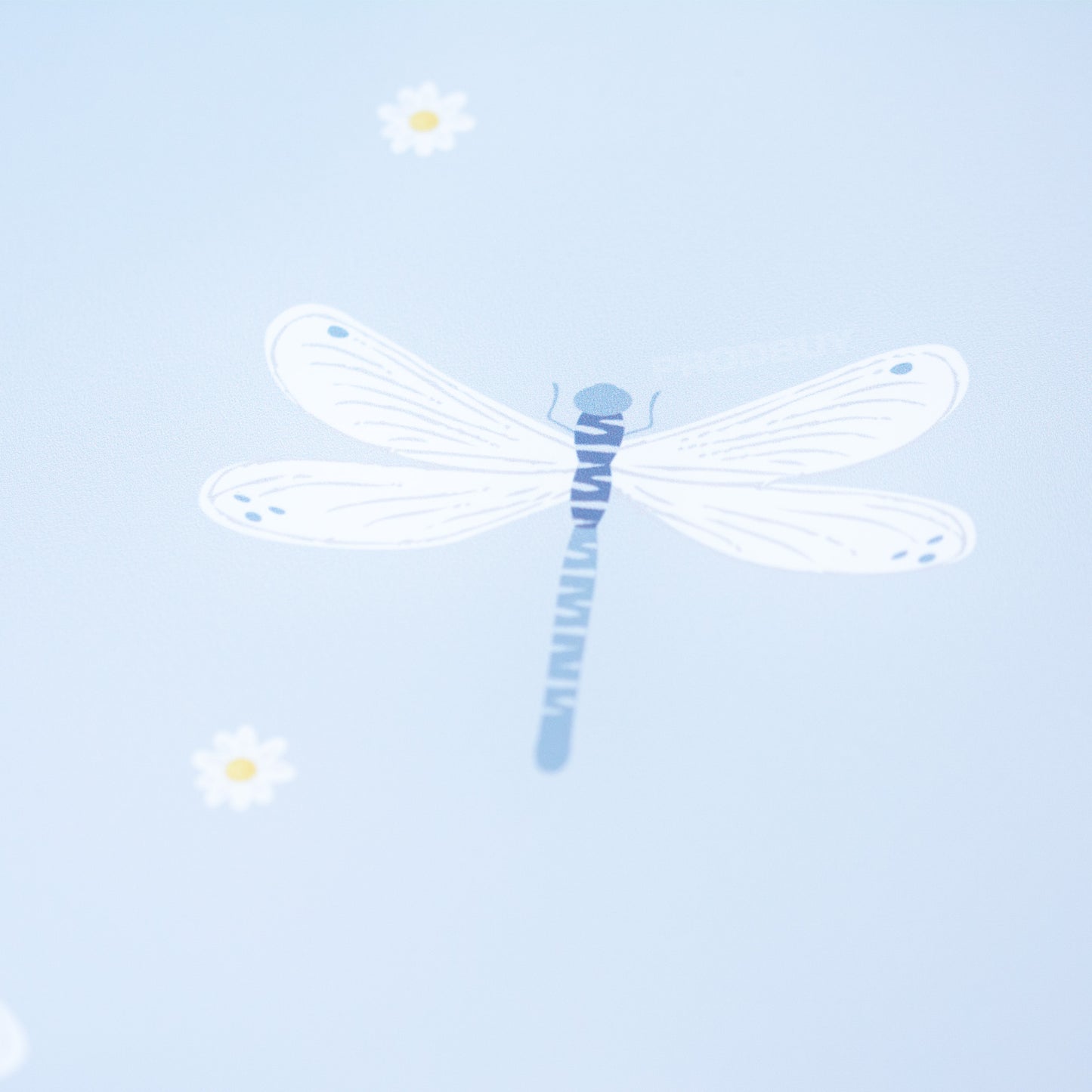 Floral Dragonflies 40cm Glass Worktop Saver