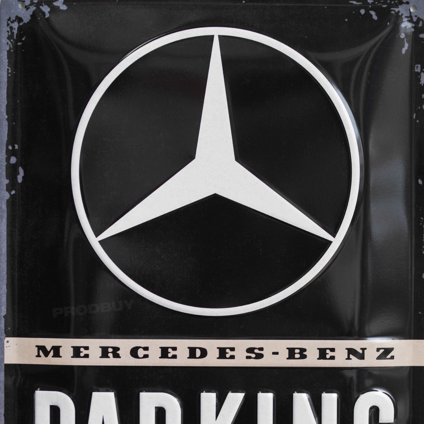 Mercedes-Benz 'Parking Only' 30cm Tin Wall Sign