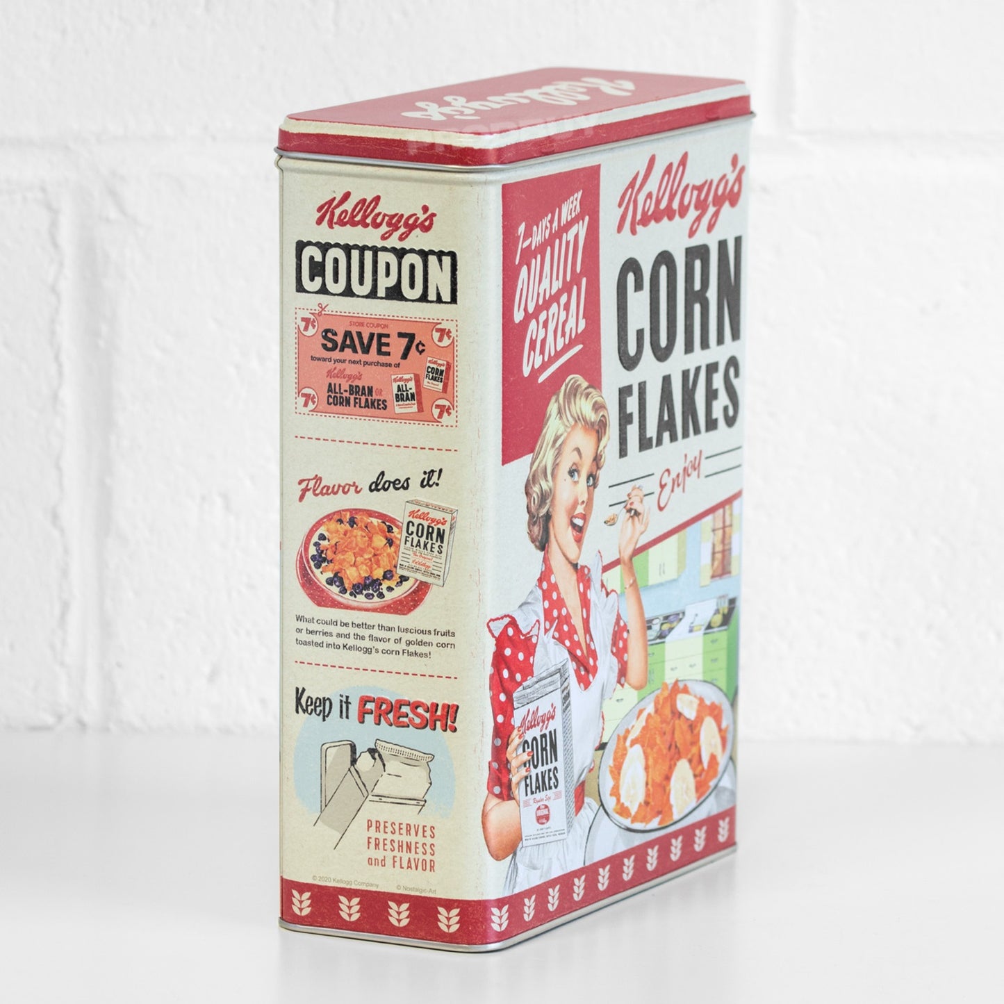 Retro Kellogg's Corn Flakes 4L Storage Tin