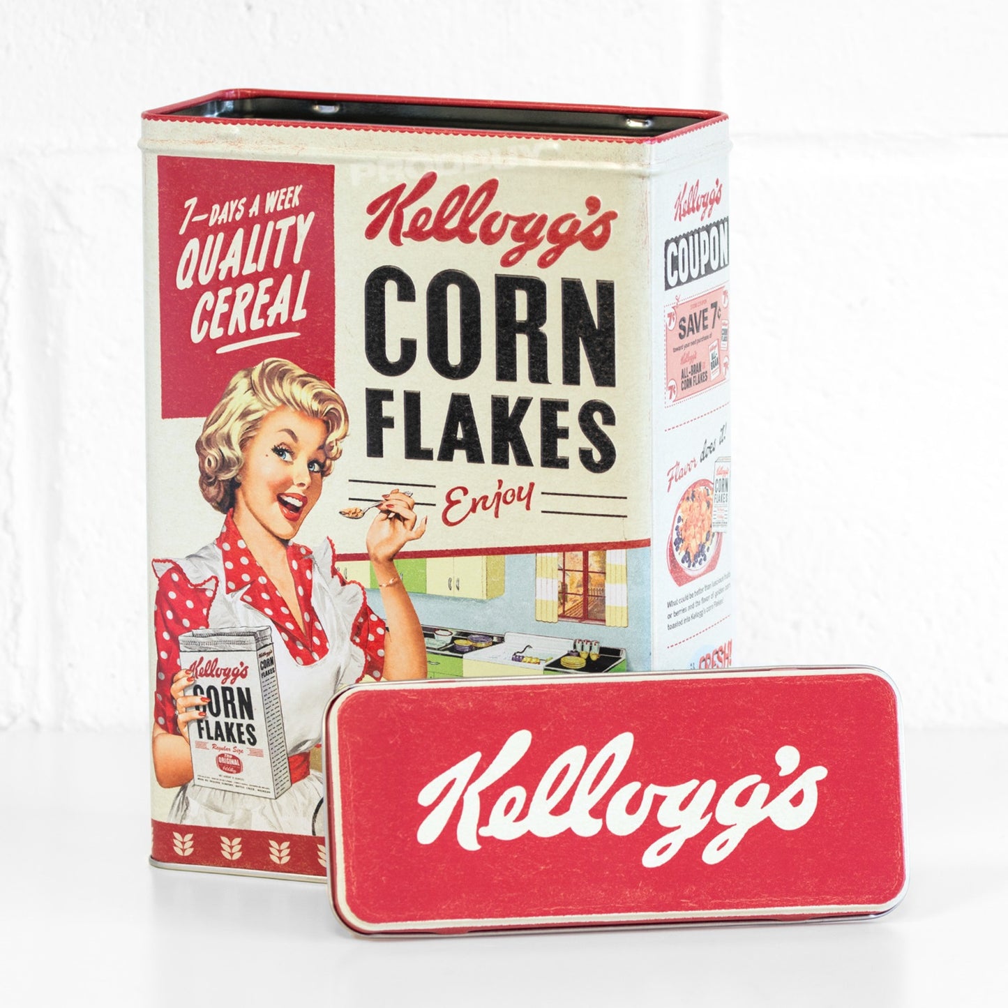 Retro Kellogg's Corn Flakes 4L Storage Tin