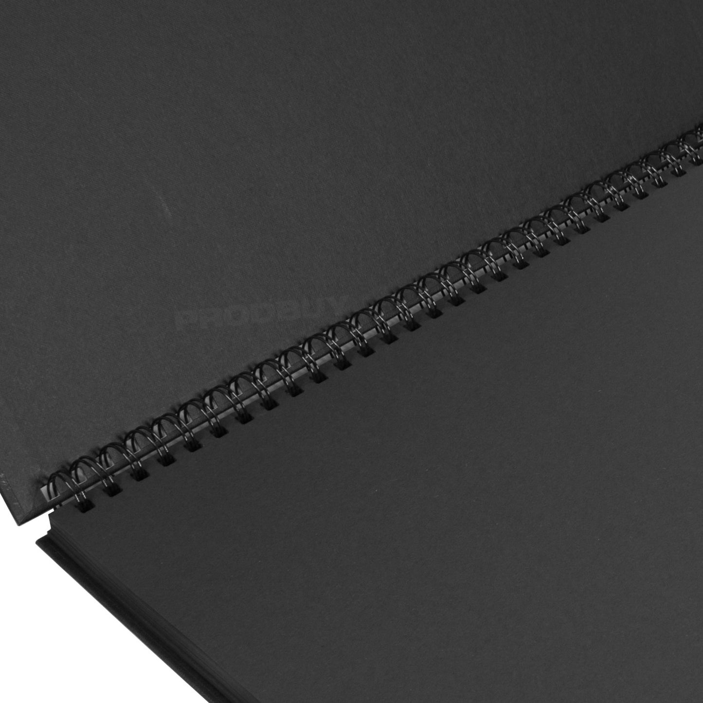 Large A3 Spiral Goldline Black Paper Art Book