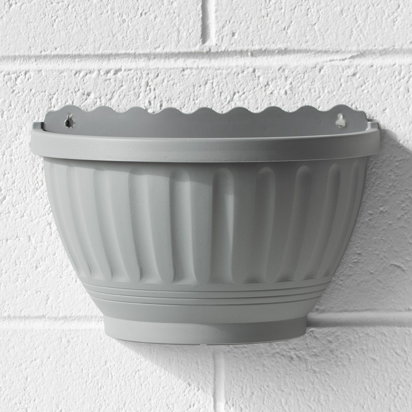 Grey Wall Mounted Etruscan Planter