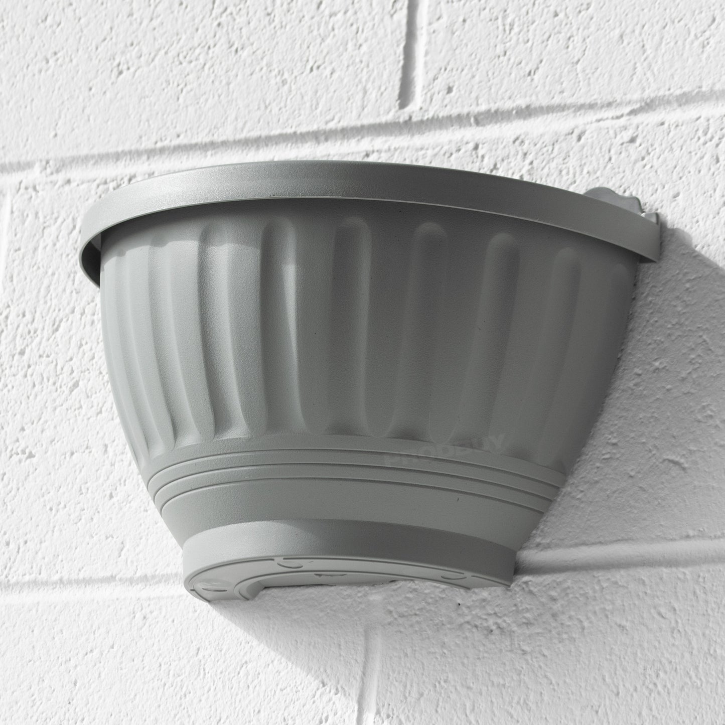 Grey Wall Mounted Etruscan Planter