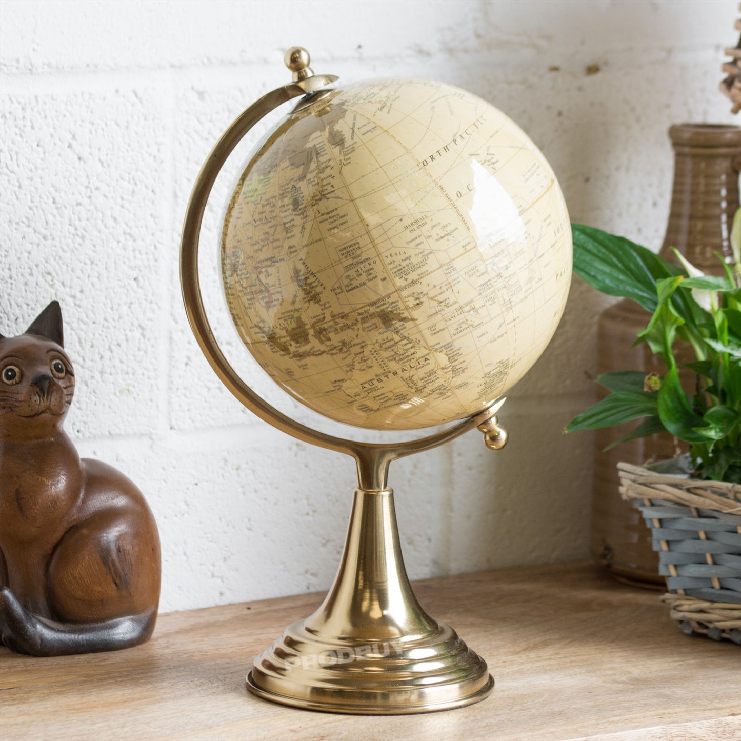 34cm Tall World Globe Home Decoration