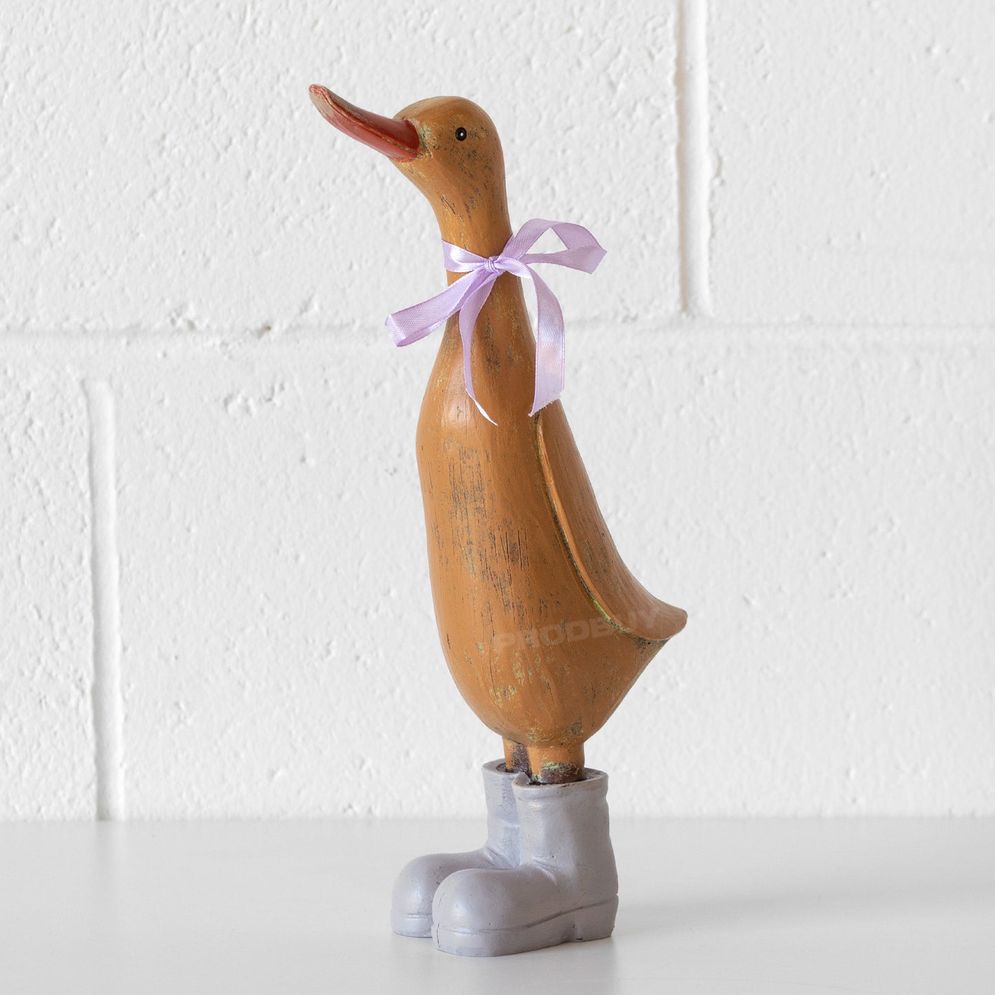 29.5cm Duck in Wellington Boots Ornament Sculpture
