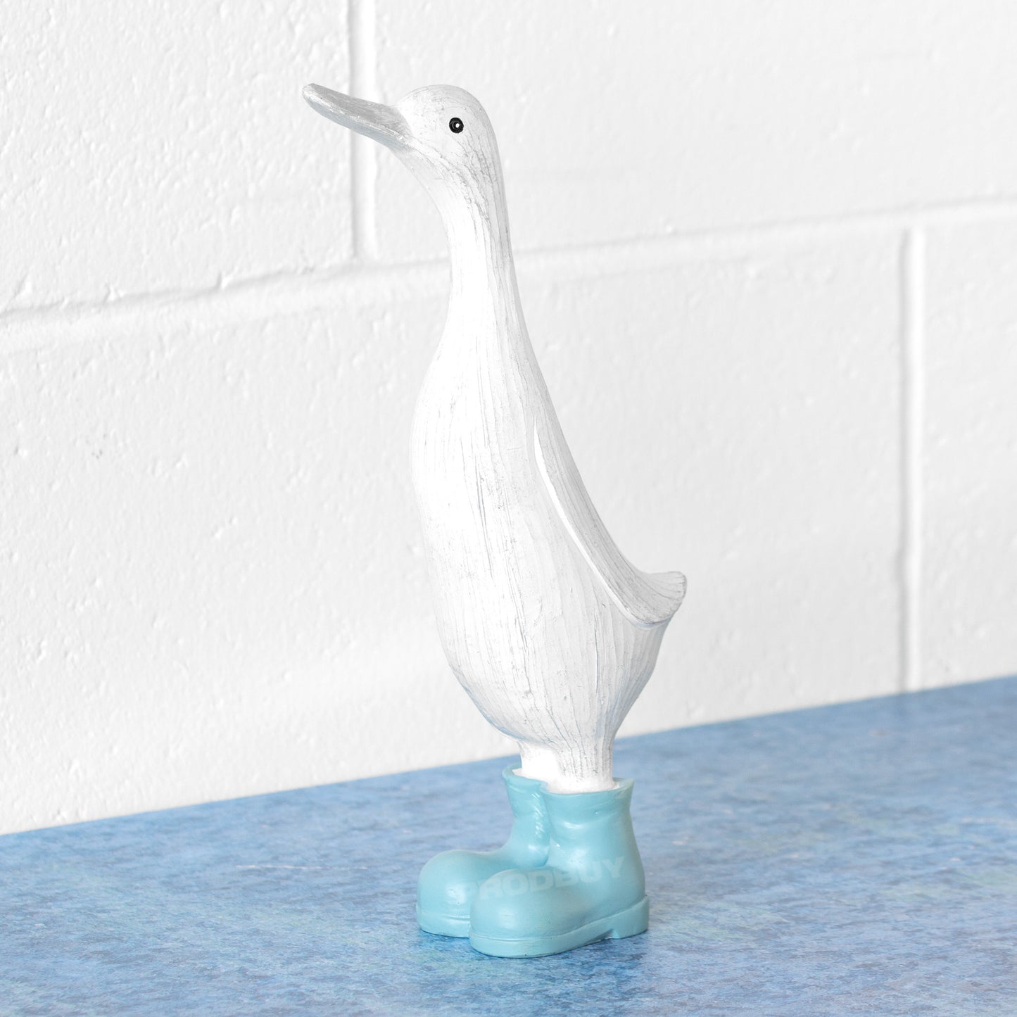 White & Blue 28cm Duck In Boots