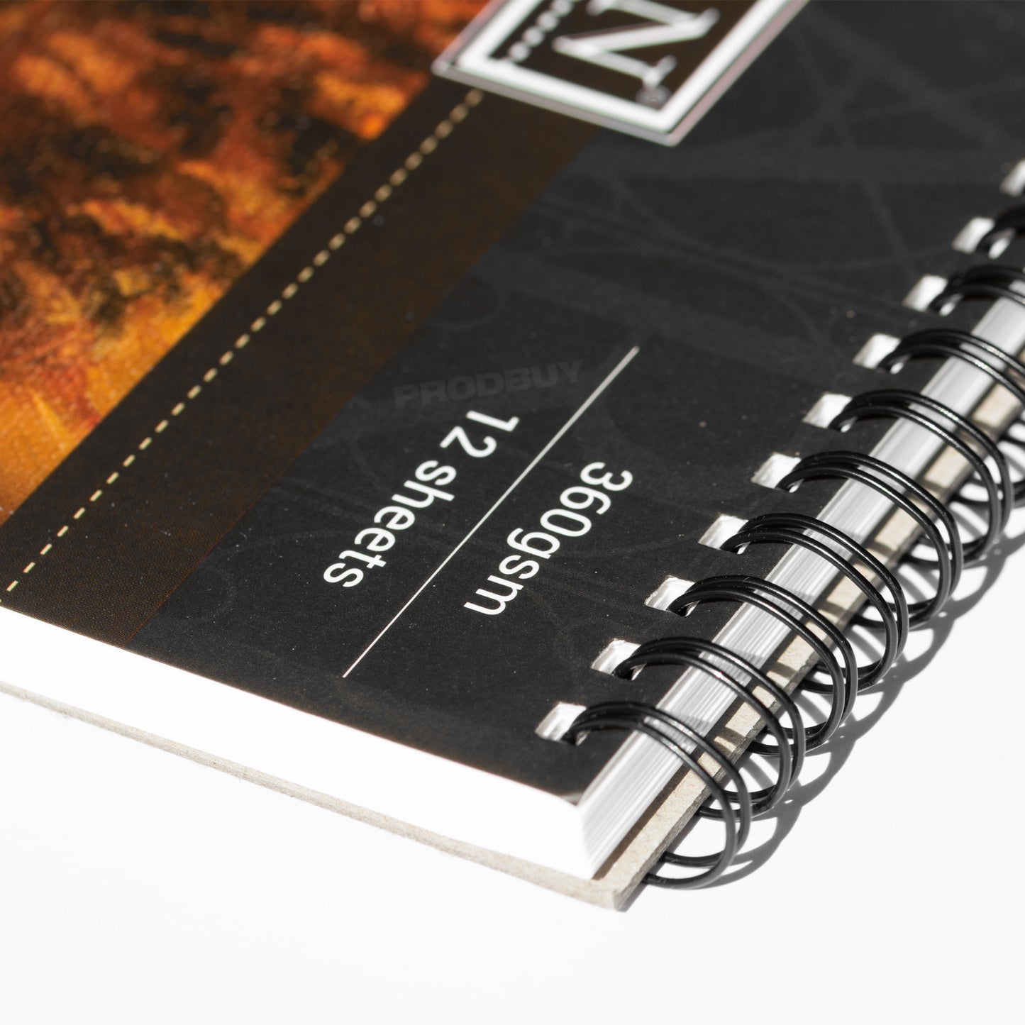 Spiral A4 Acrylic Paint Sketch Pad Book with 12 White 360gsm Sheets