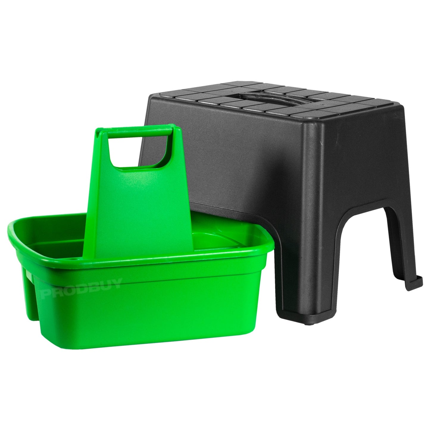 Step Up Stool with 2 Compartment Storage Caddy