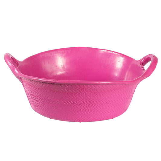 20 Litre Pink Rubber Eco Skip Feeder with Handles