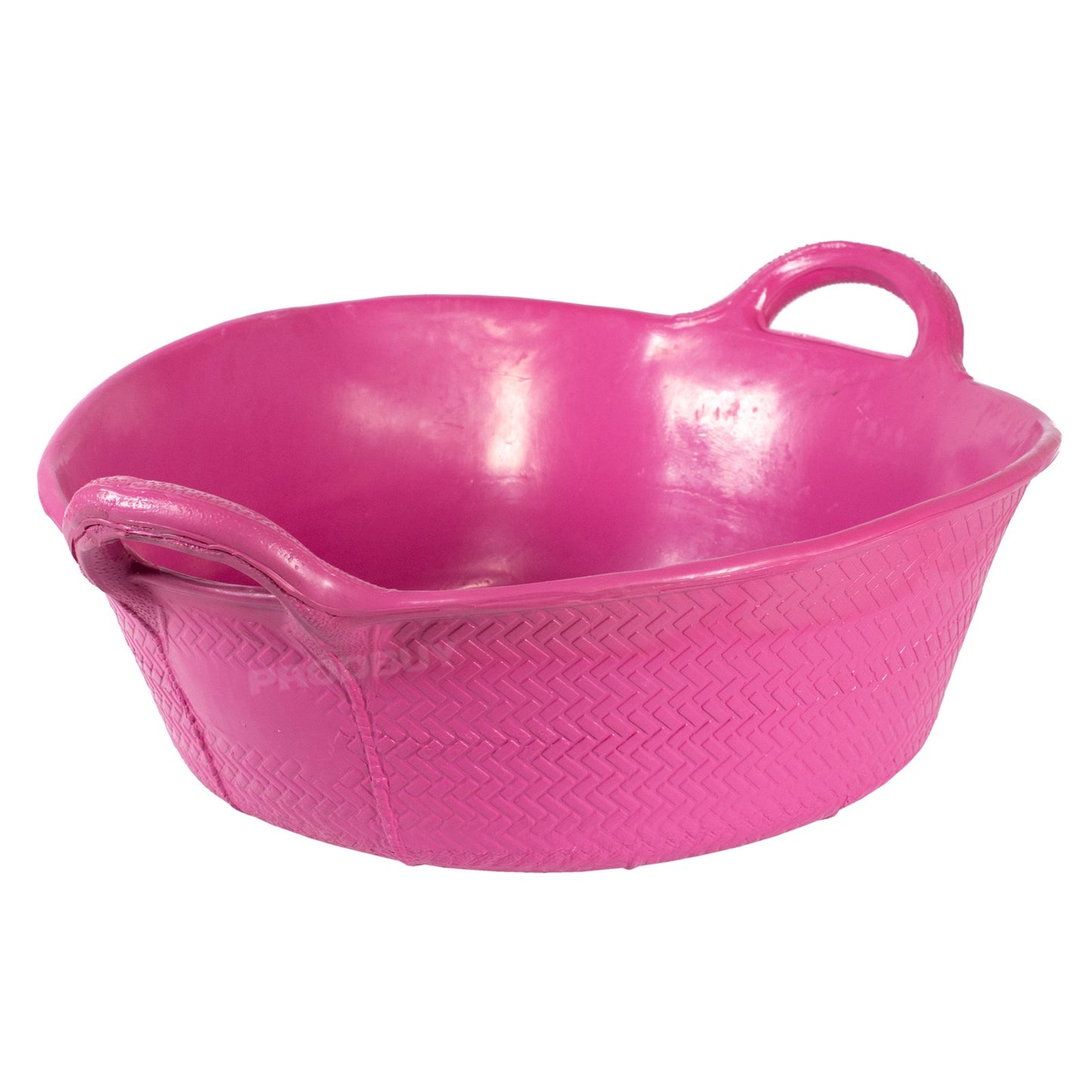 20 Litre Pink Rubber Eco Skip Feeder with Handles