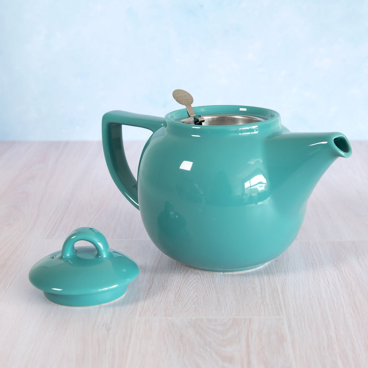 800ml Ceramic Teapot with Stainless Steel Infuser
