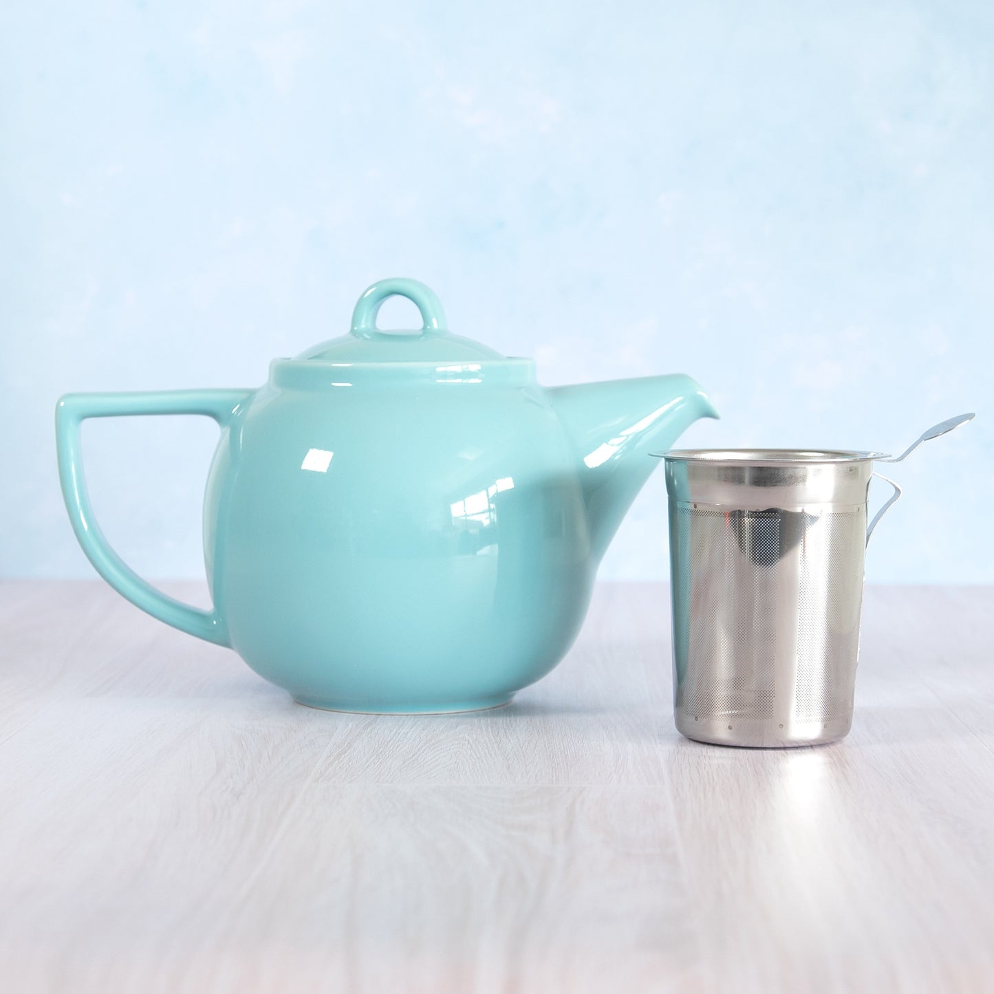 800ml Ceramic Teapot with Stainless Steel Infuser