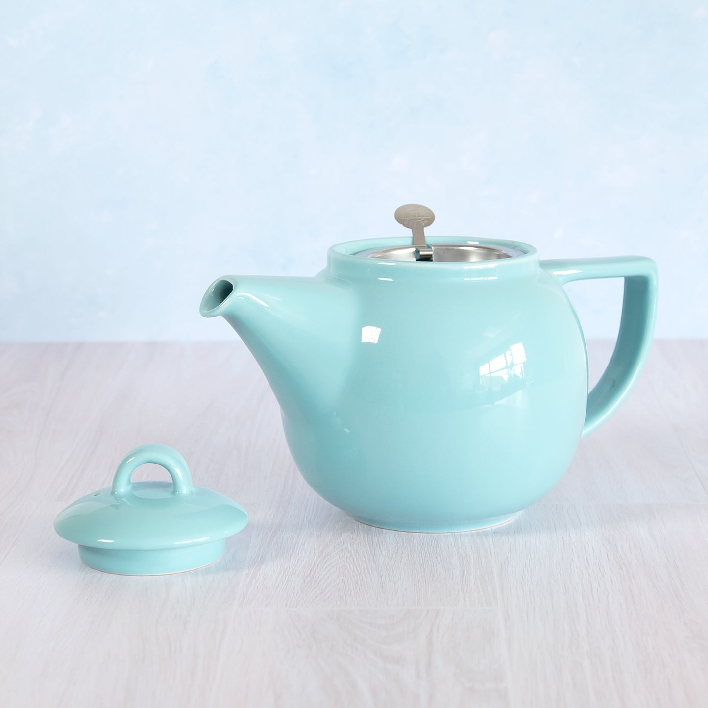 800ml Ceramic Teapot with Stainless Steel Infuser
