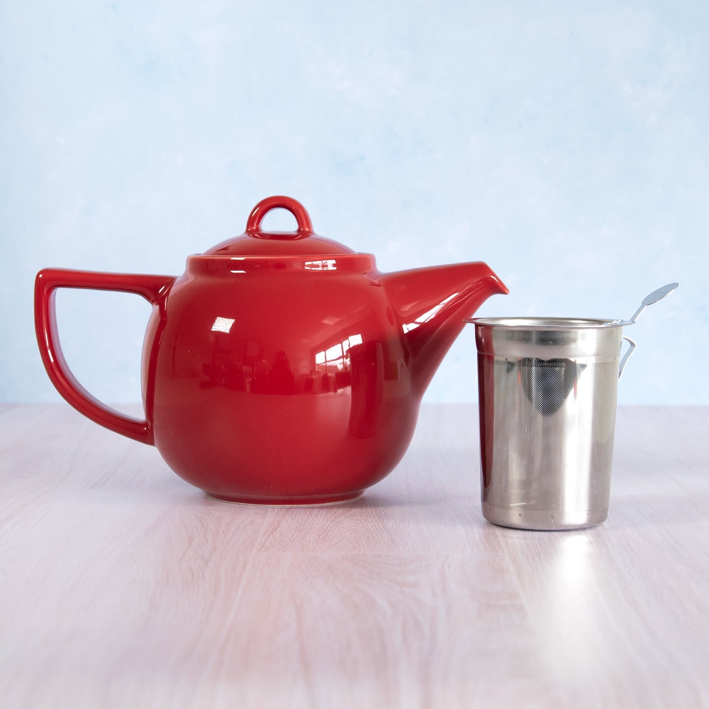 800ml Ceramic Teapot with Stainless Steel Infuser