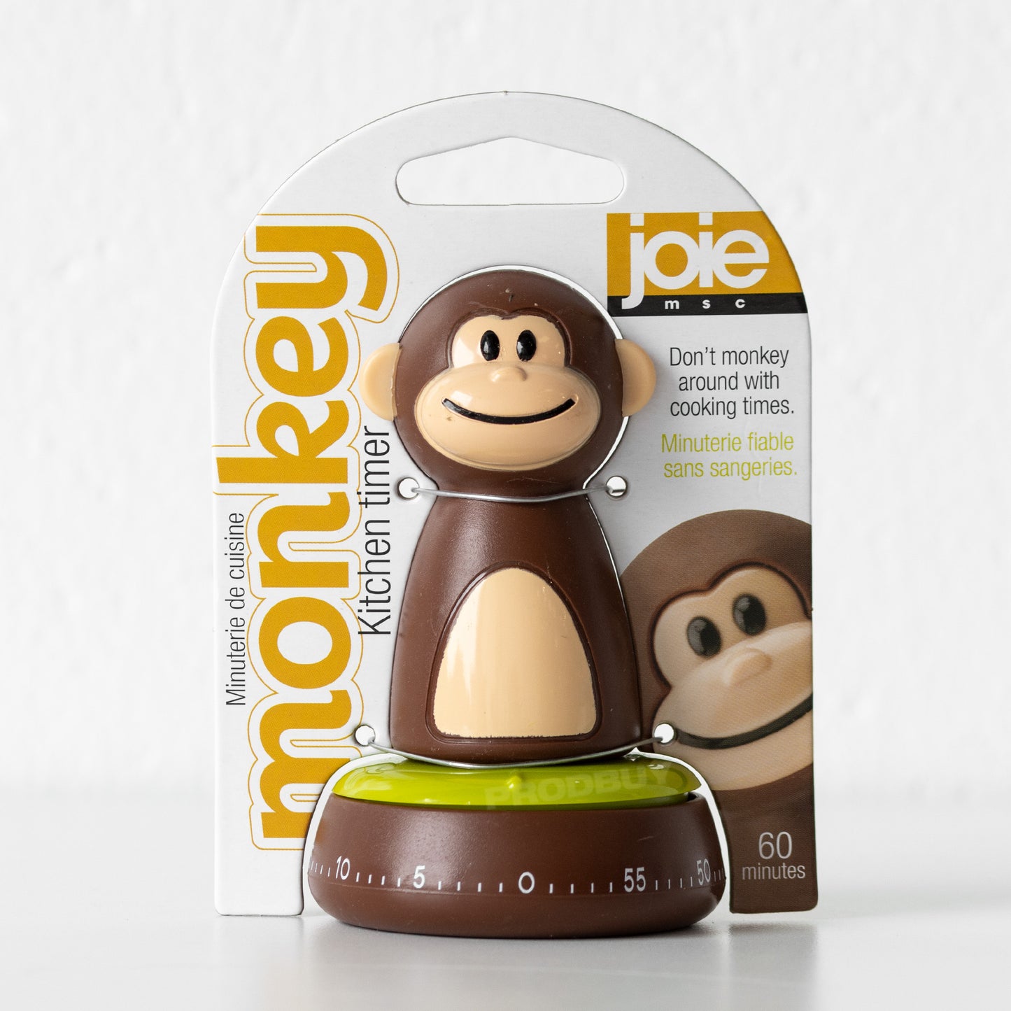 Monkey Wind Up Mechanical Kitchen Timer