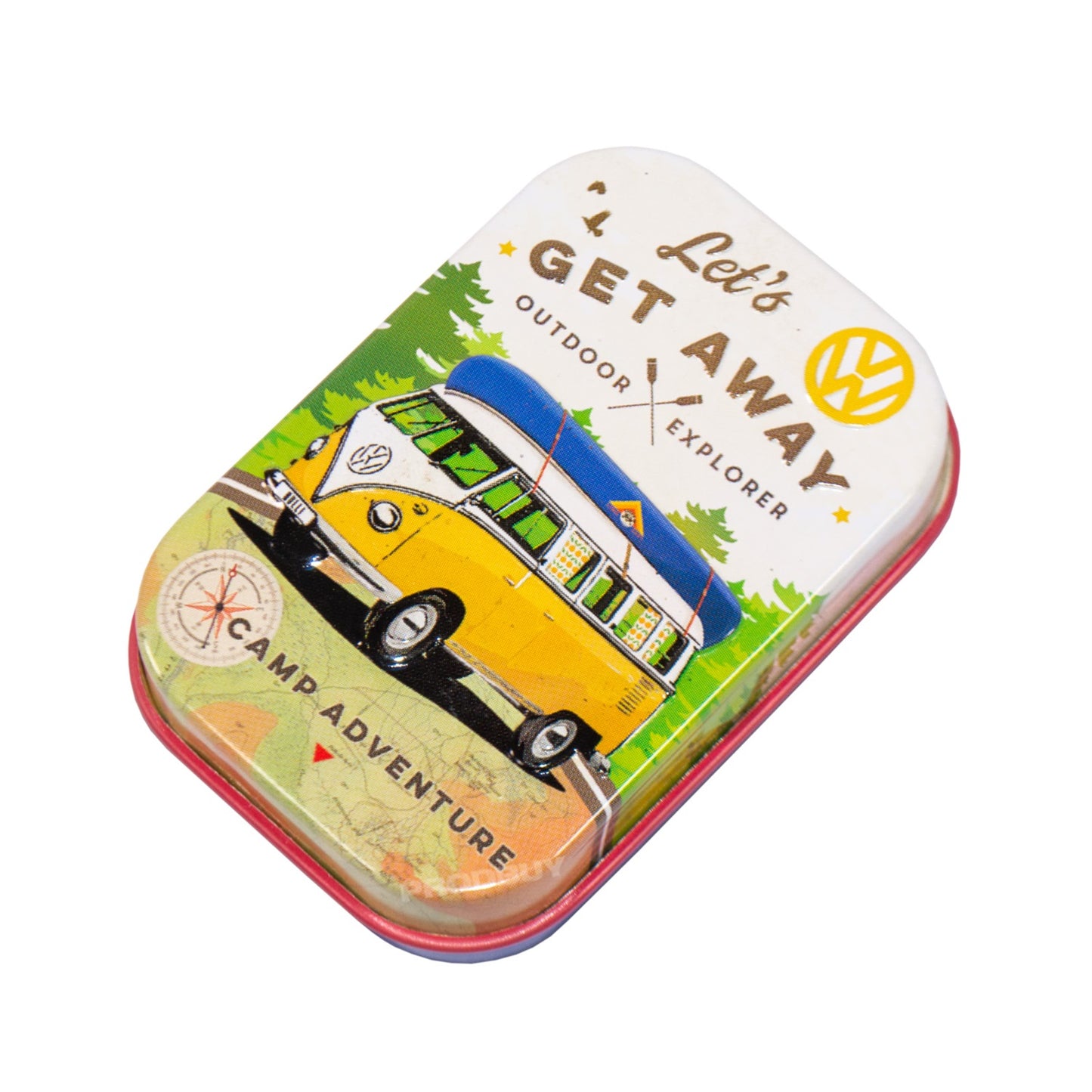 Volkswagen 'Let's Get Away' Mini 15g Sugar Free Mints In A Tin