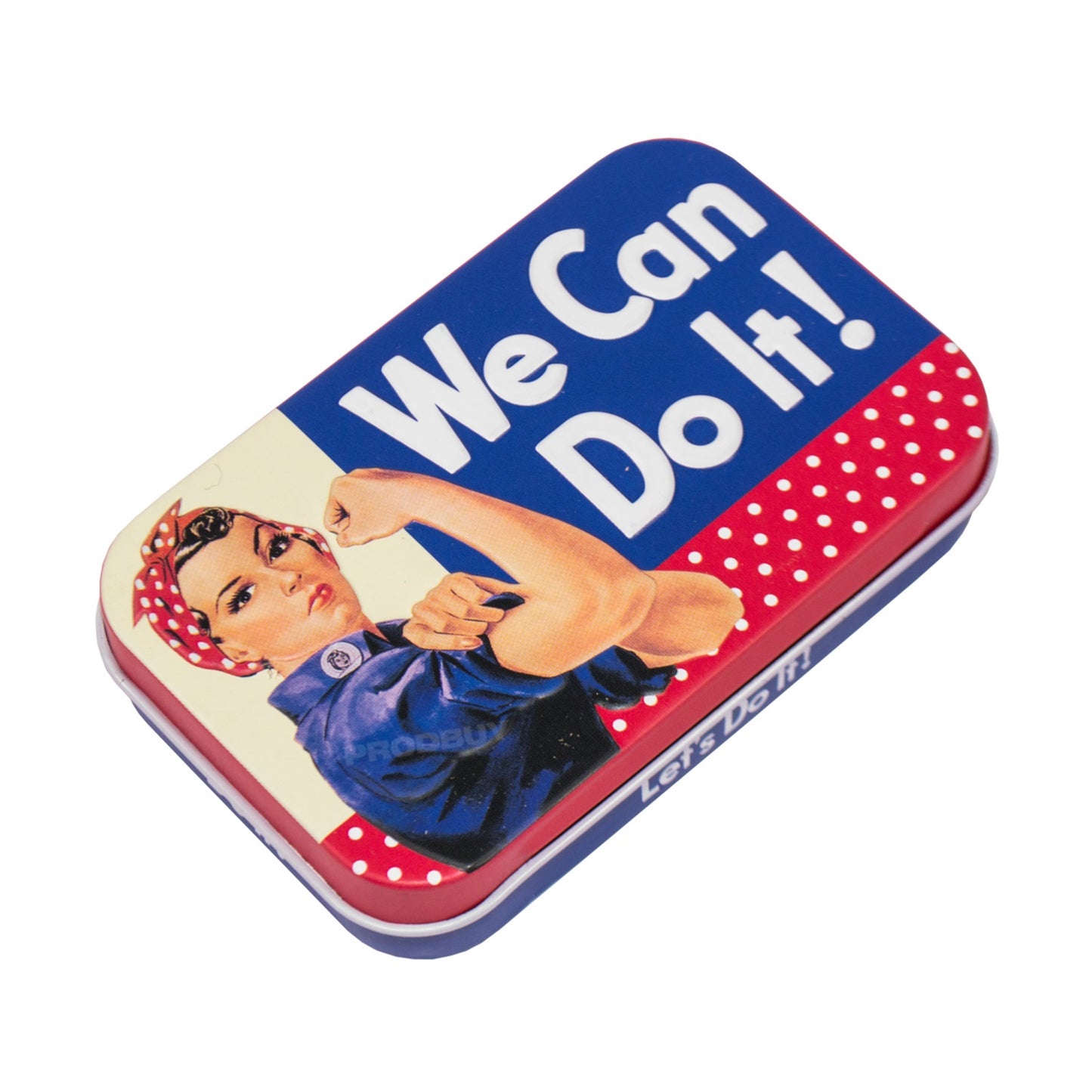 'We Can Do It' Retro 40g Sugar Free Mints In A Tin