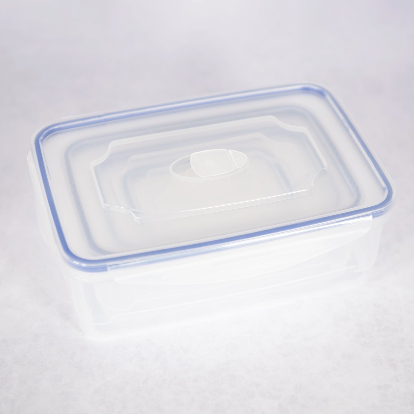 8 Piece Plastic Food Storage Box Set with Clip Down Lids