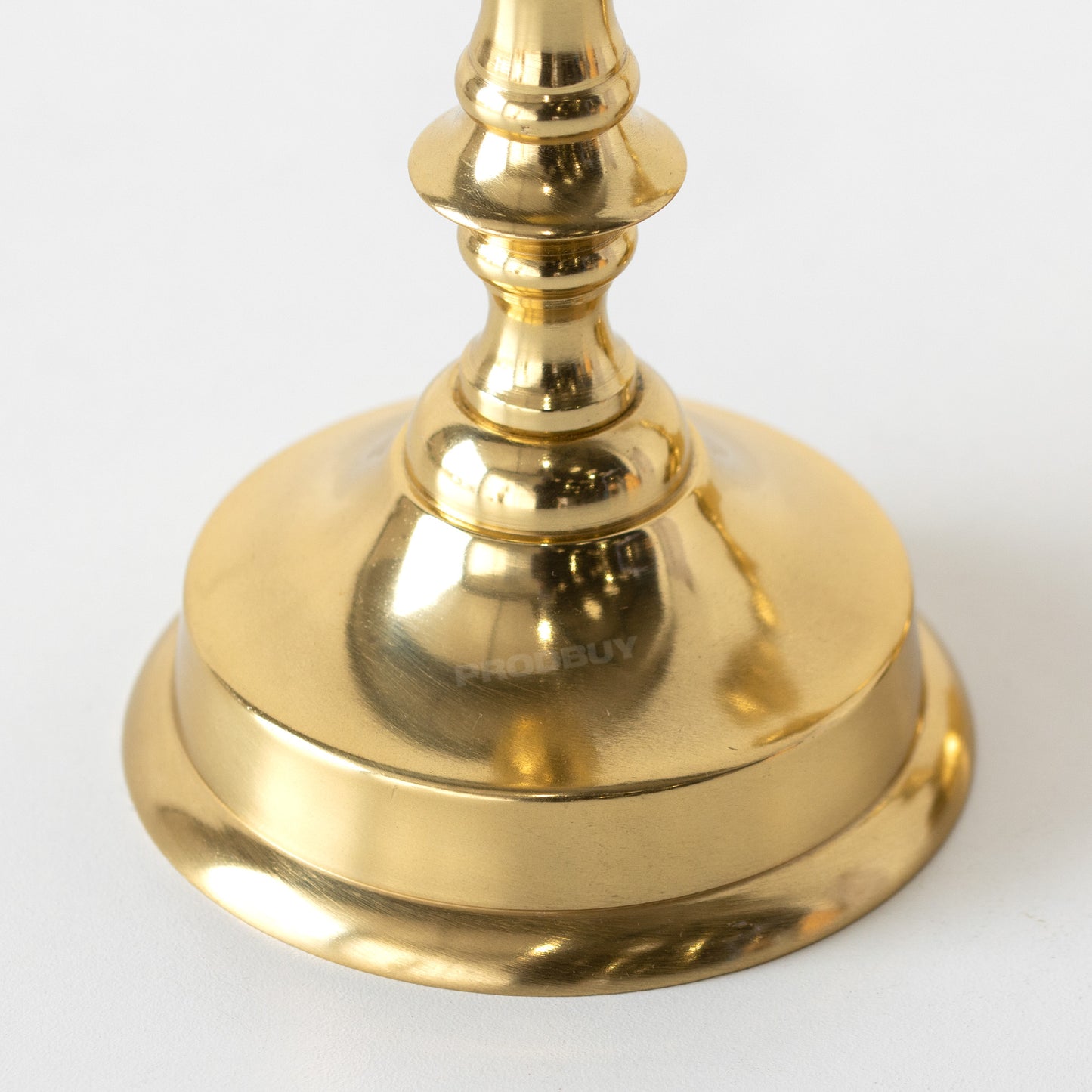Set of 2 Gold Coloured 26.5cm Candle Sticks