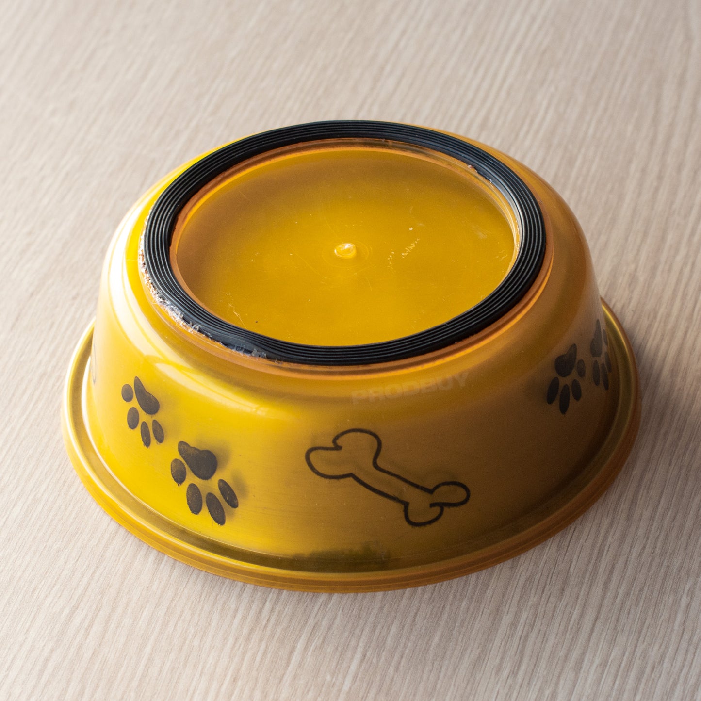 Set of 2 Yellow Small 900ml Dog Food & Water Bowls