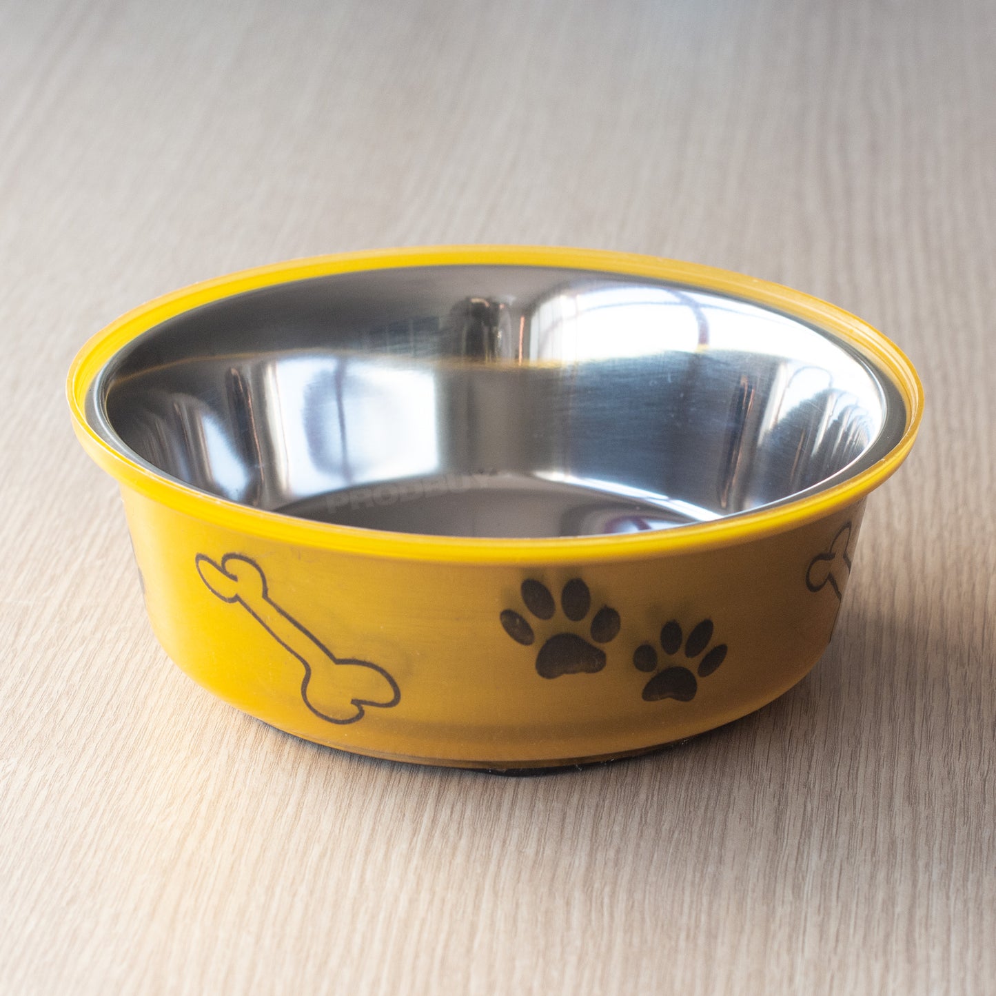 Set of 2 Yellow Small 900ml Dog Food & Water Bowls