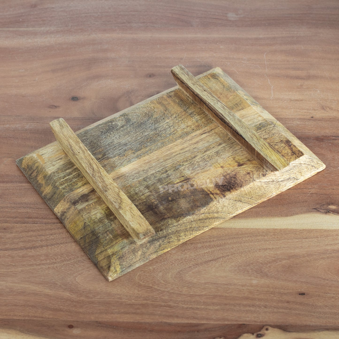 Wooden Rectangular 30cm Plant Pot Stand Holder