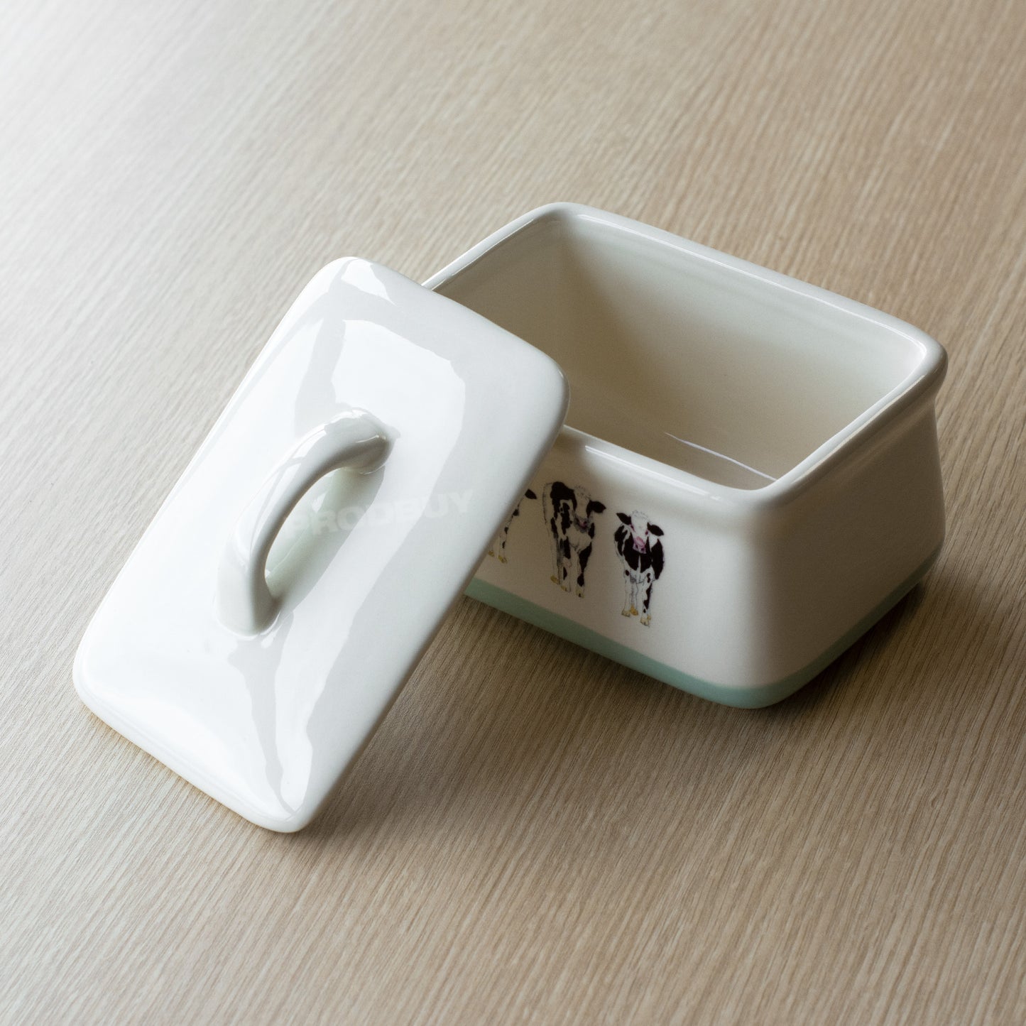Apple Farm Stoneware Butter Dish