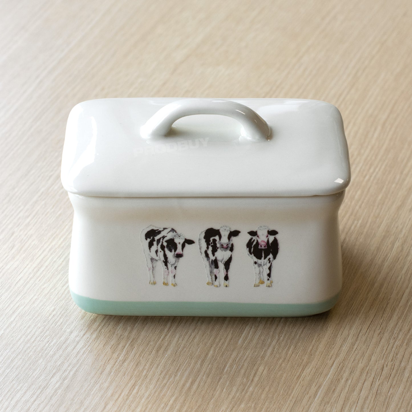 Apple Farm Stoneware Butter Dish